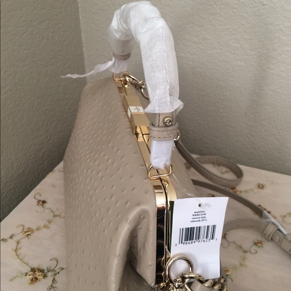 NWT Kate Spade Ostrich Leather Satchel Bag. 👜🛍 - Picture 7 of 8